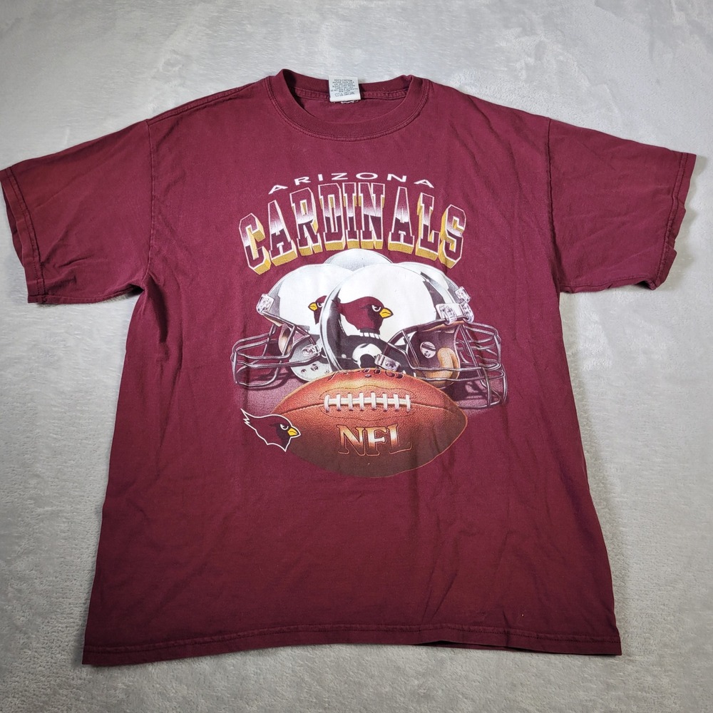 Arizona Cardinals T-Shirt Mens Large Maroon NFL Dynasty Vintage Graphic Tee